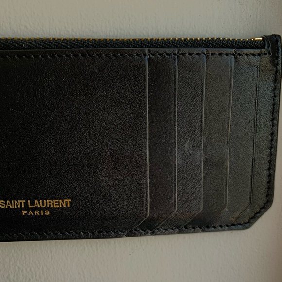 💯 Authentic Saint Laurent card case holder unisex - Picture 7 of 8